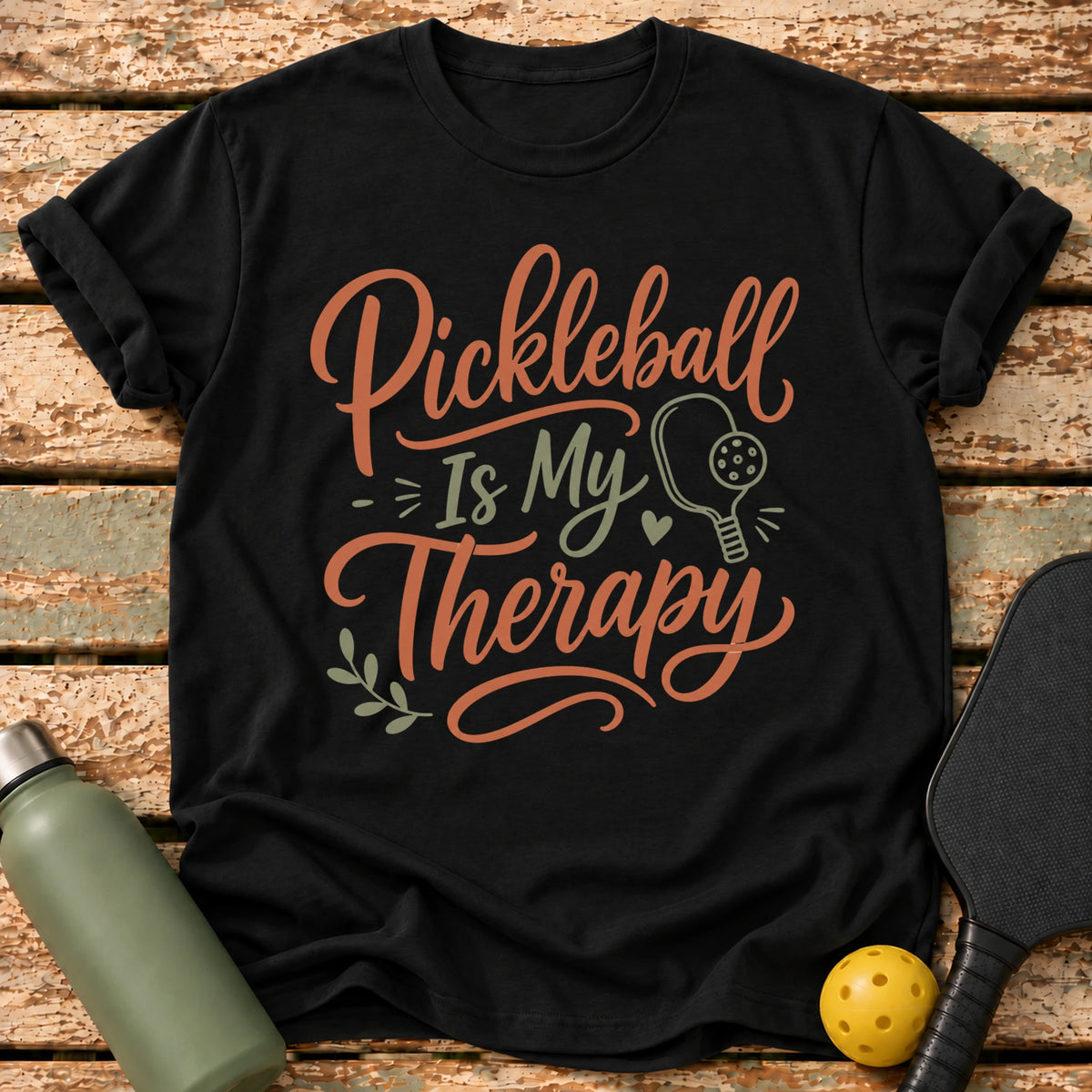 Therapy Script T-Shirt – Black