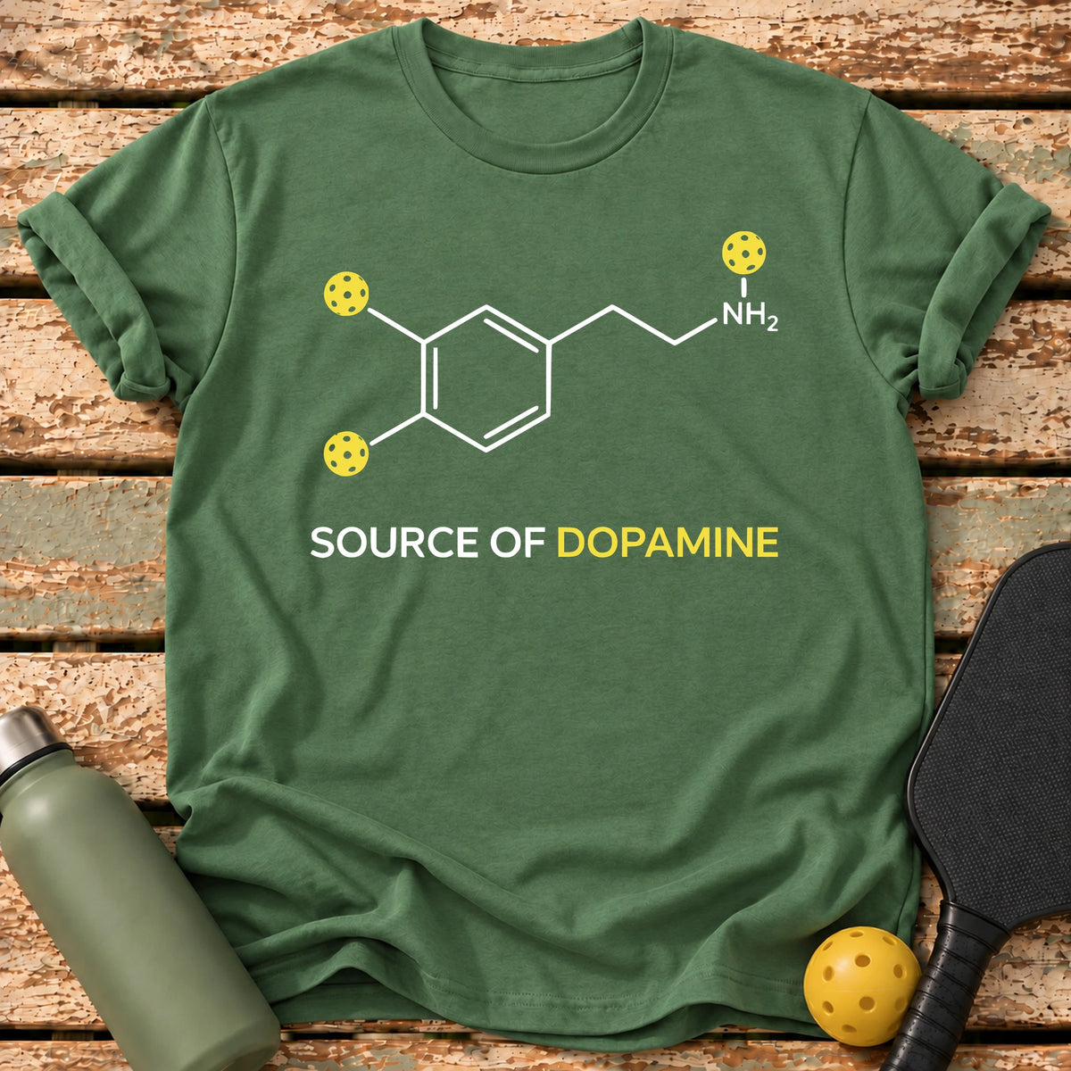 Source Of Dopamine T-Shirt – Military Green
