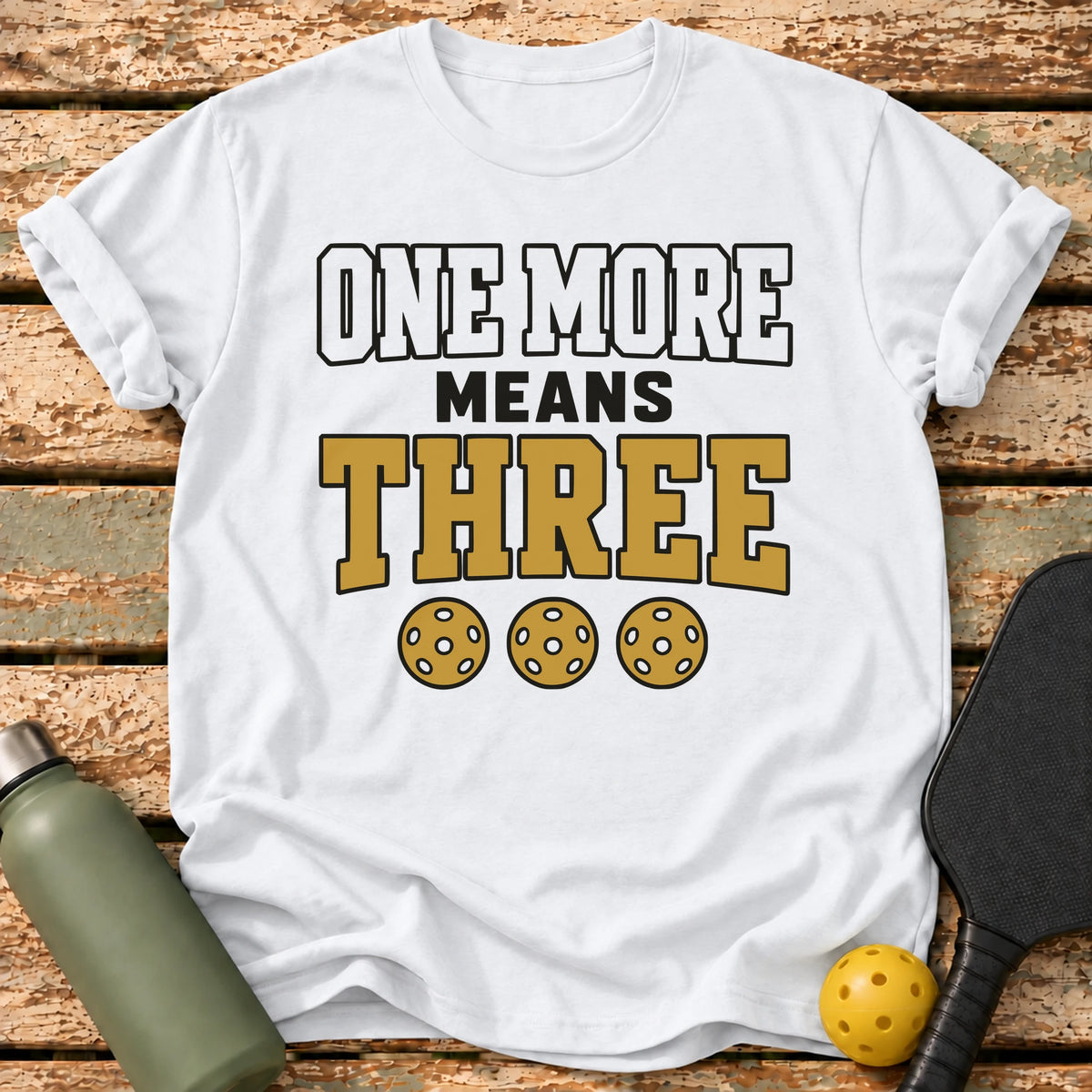 Means Three T-Shirt – White