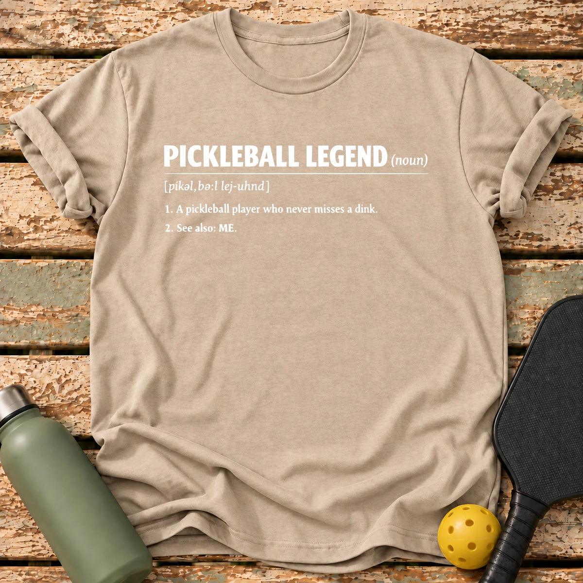 Legend Definition T-Shirt – Sand