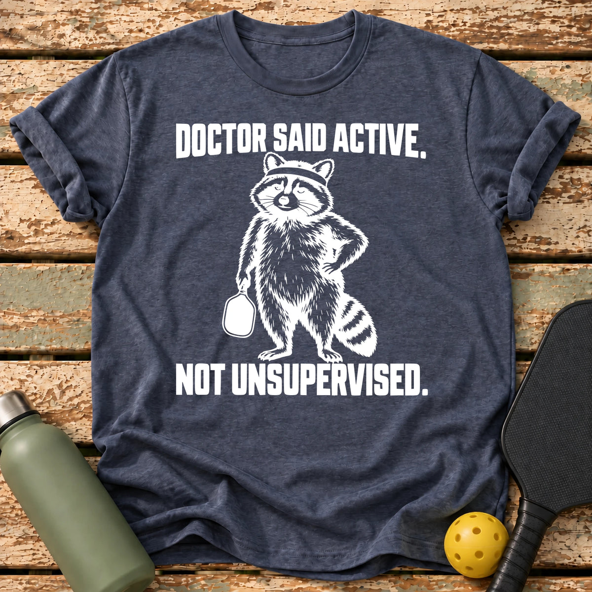 Doctor Said Active T-Shirt – Heather Navy