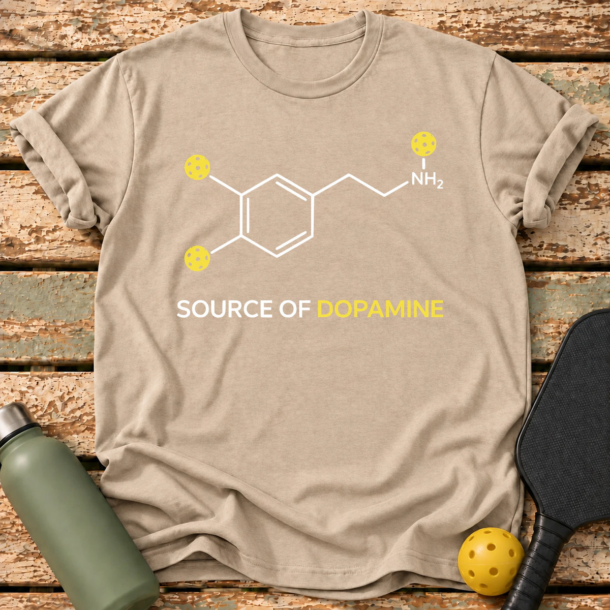 Source Of Dopamine T-Shirt – Sand