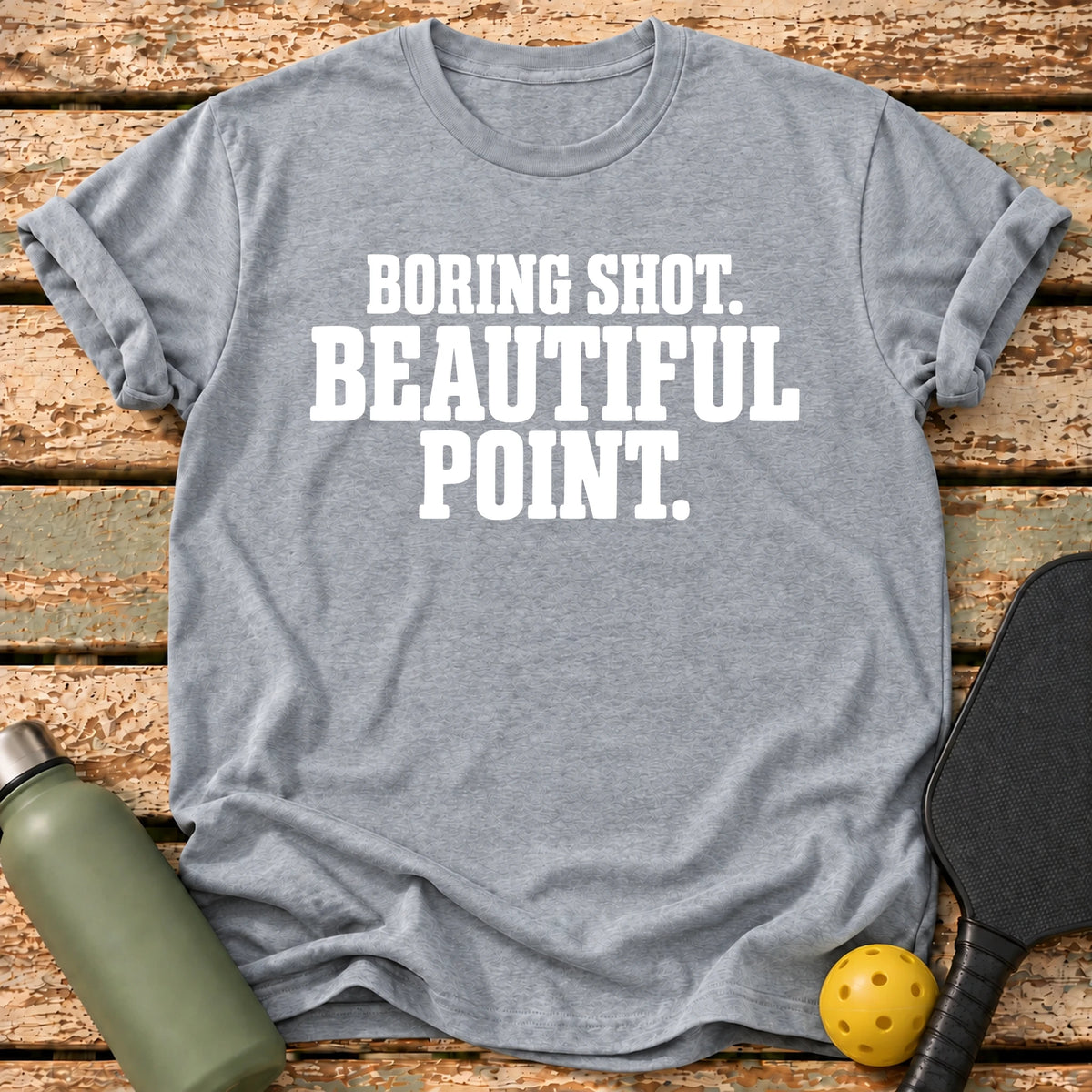 Beautiful Point T-Shirt – Sport Grey