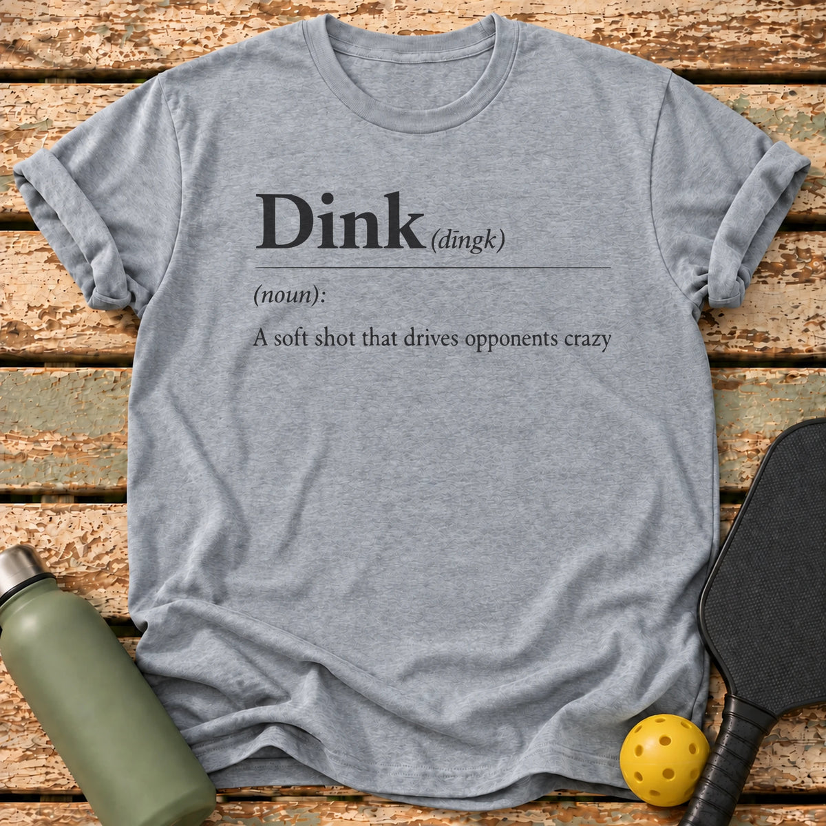 Dink Definition T-Shirt – Sport Grey