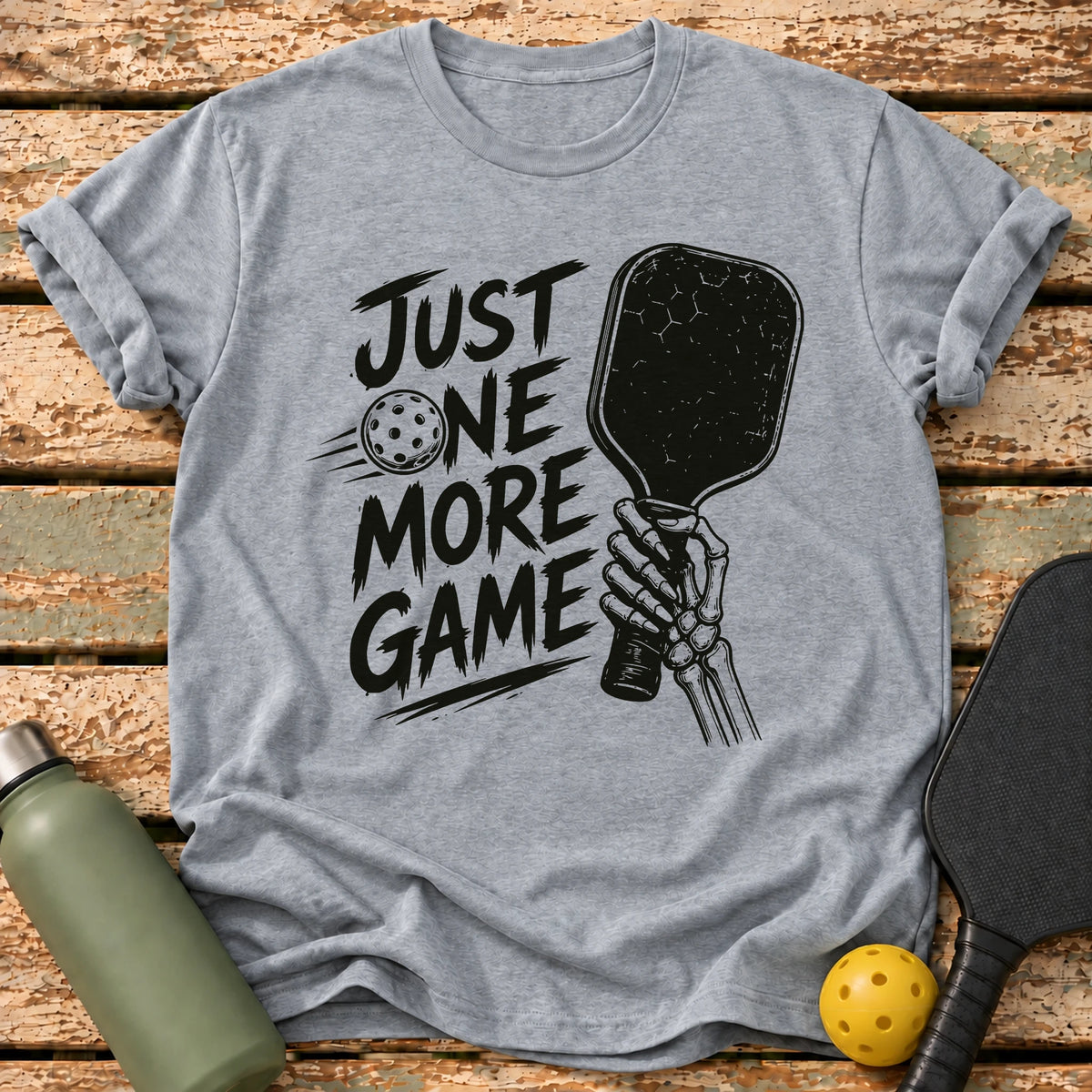 Just One More T-Shirt – Sport Grey