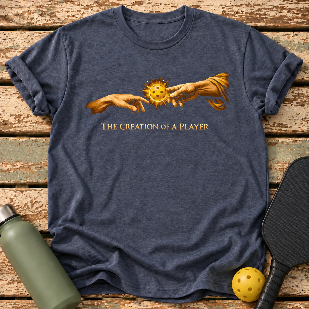 Fiery Creation T-Shirt – Heather Navy