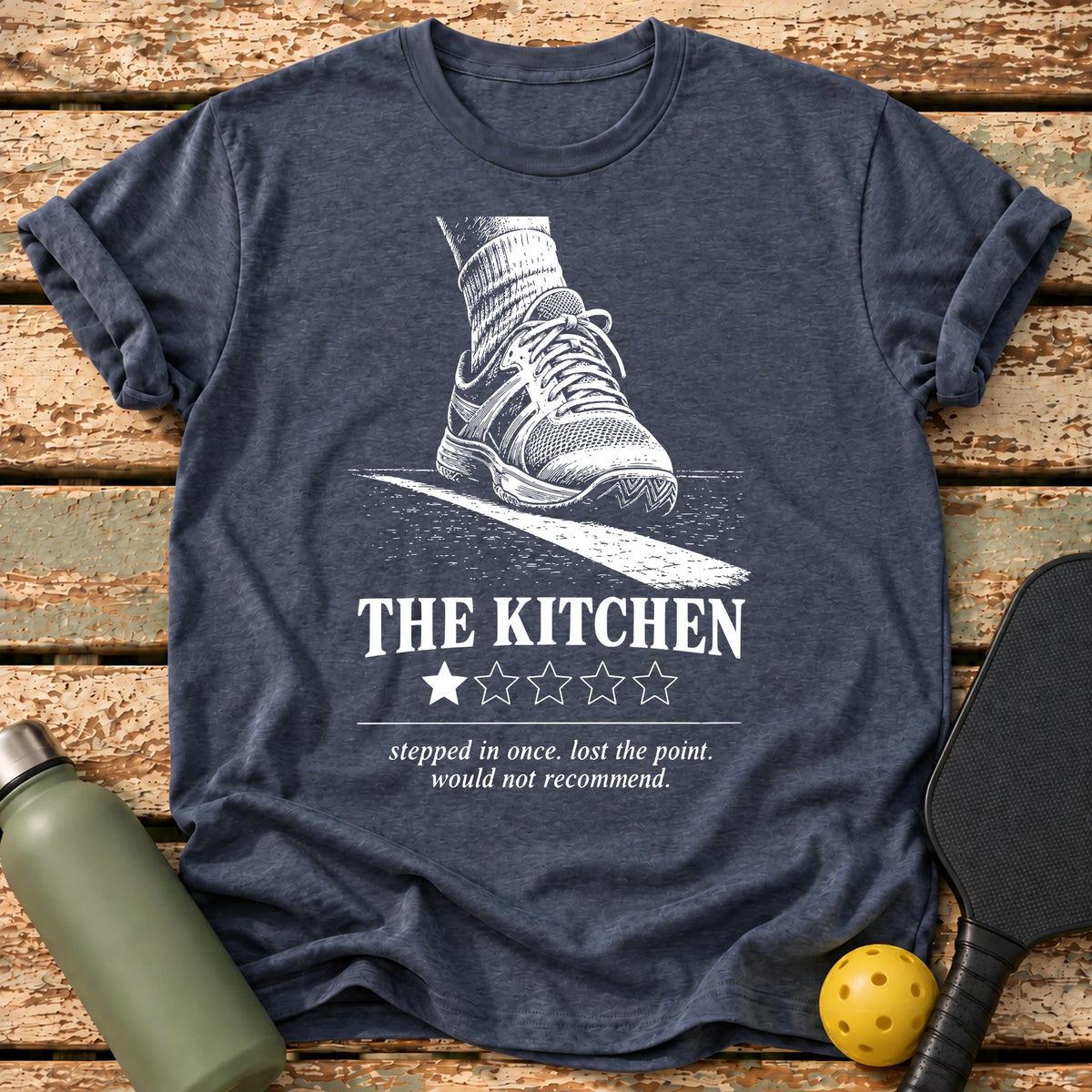 Kitchen One Star T-Shirt – Heather Navy