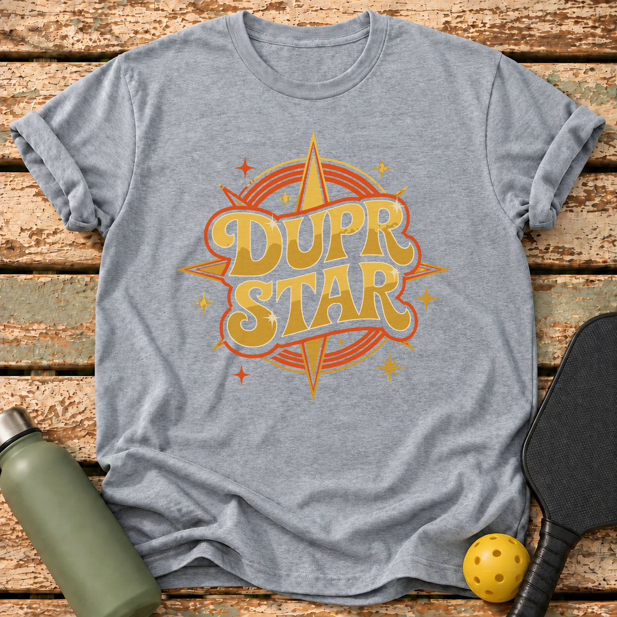 Dupr Star T-Shirt – Sport Grey