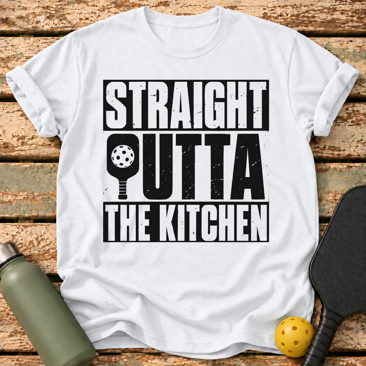 Straight Outta Kitchen T-Shirt – White