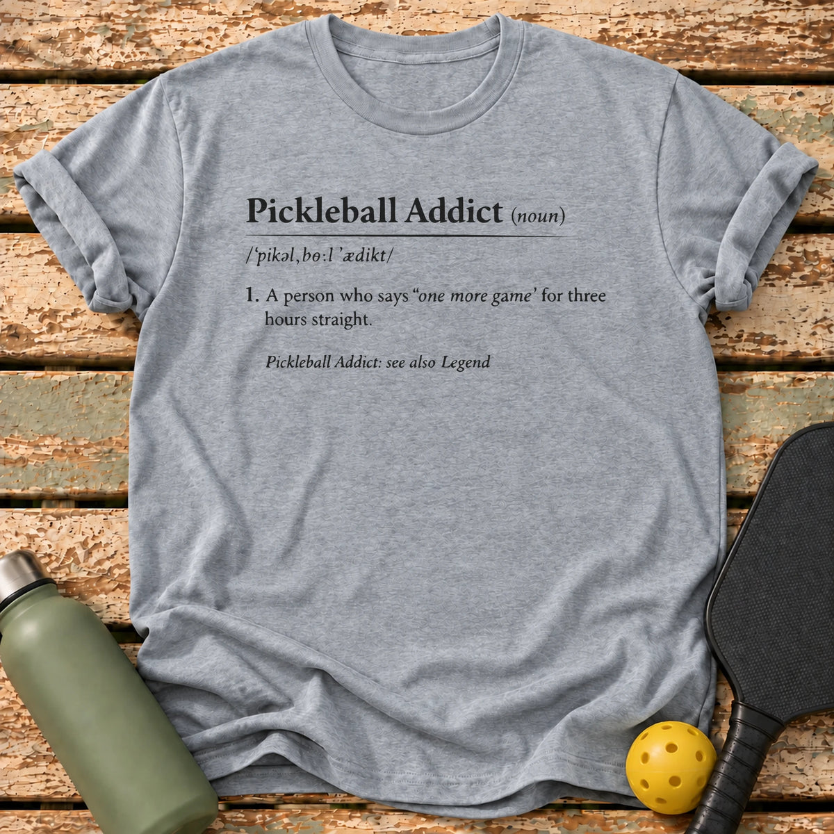 Addict Definition T-Shirt – Sport Grey
