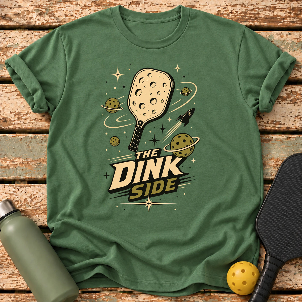 Dink Side T-Shirt – Military Green