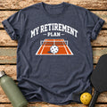 Retirement Court T-Shirt – Heather Navy