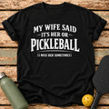 Miss Her Sometimes T-Shirt – Black