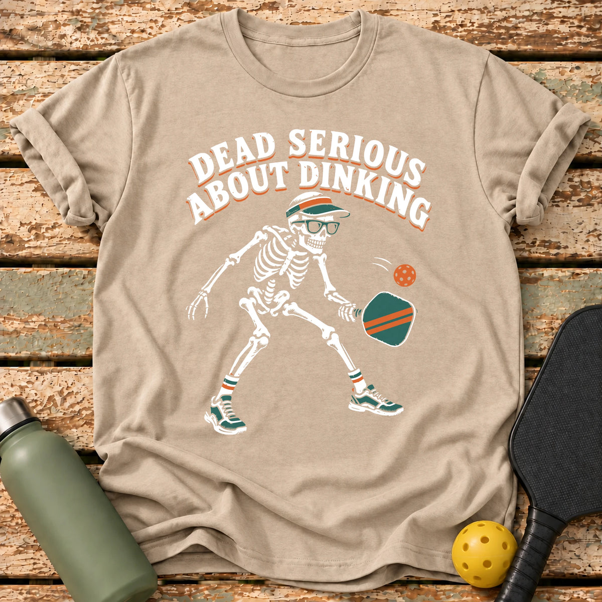 Dead Serious Dinking T-Shirt – Sand