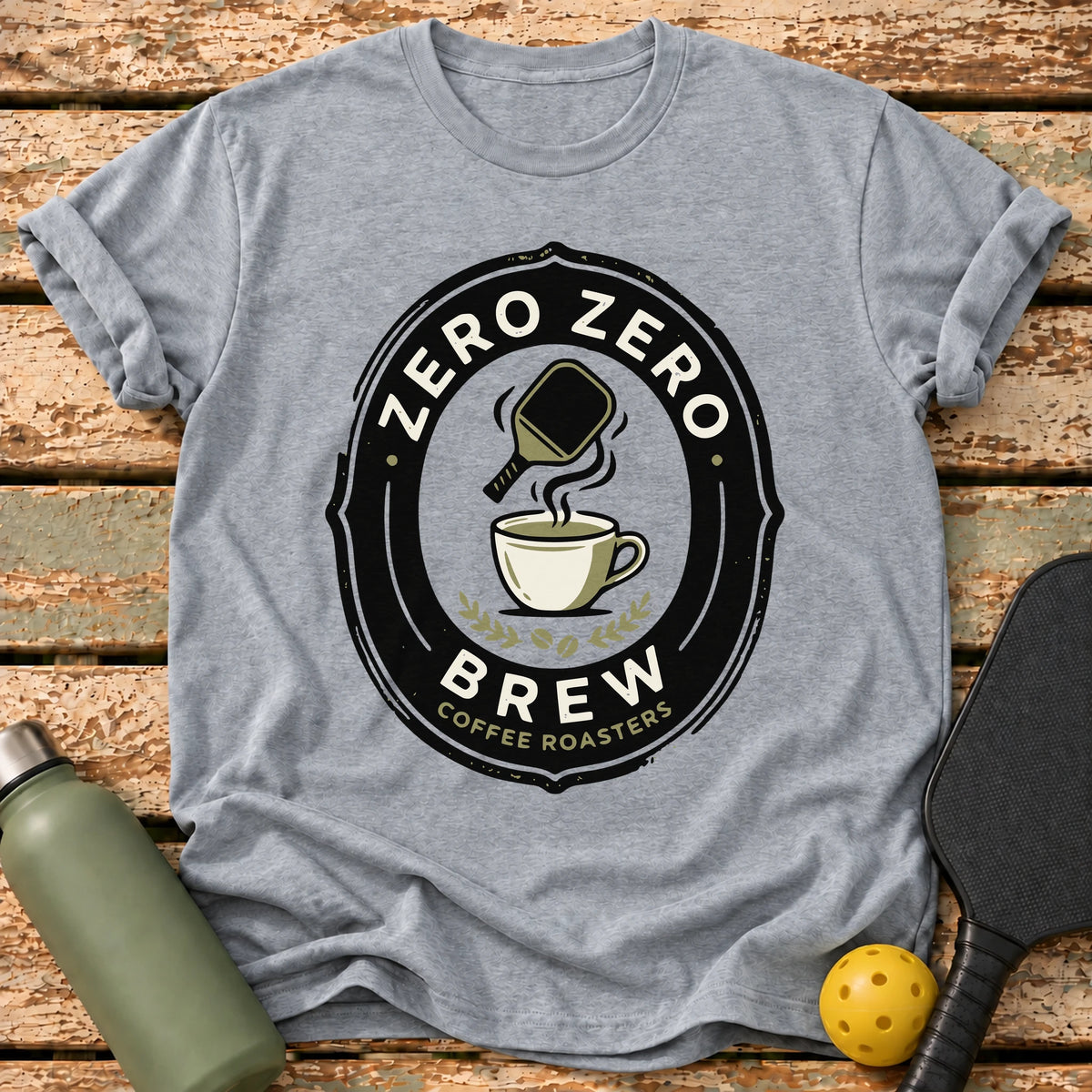 Zero Zero Brew T-Shirt – Sport Grey