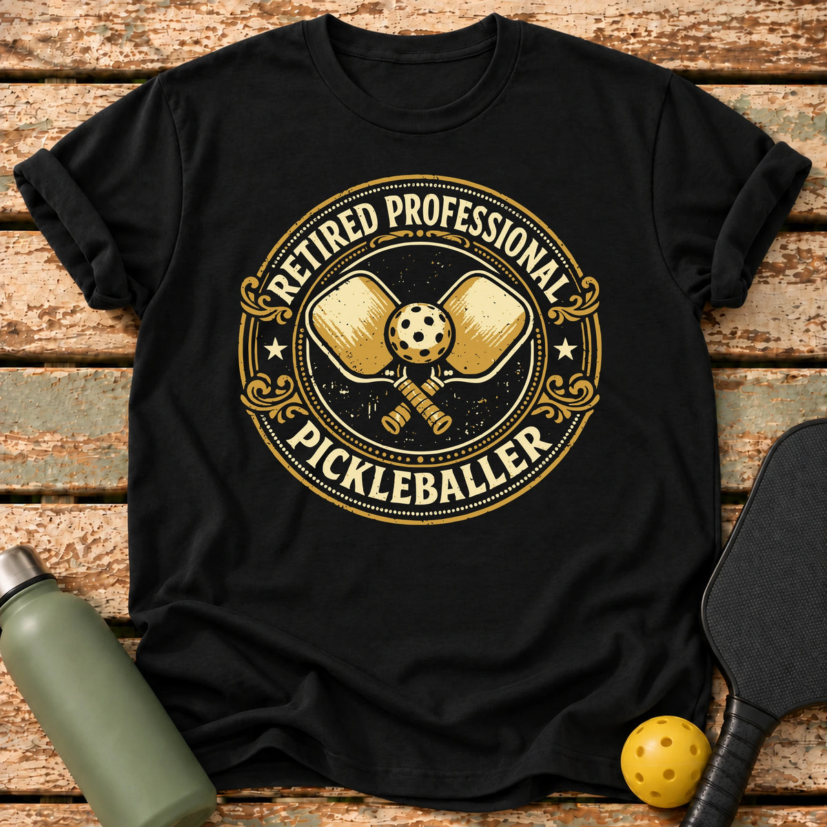Retired Professional T-Shirt – Black