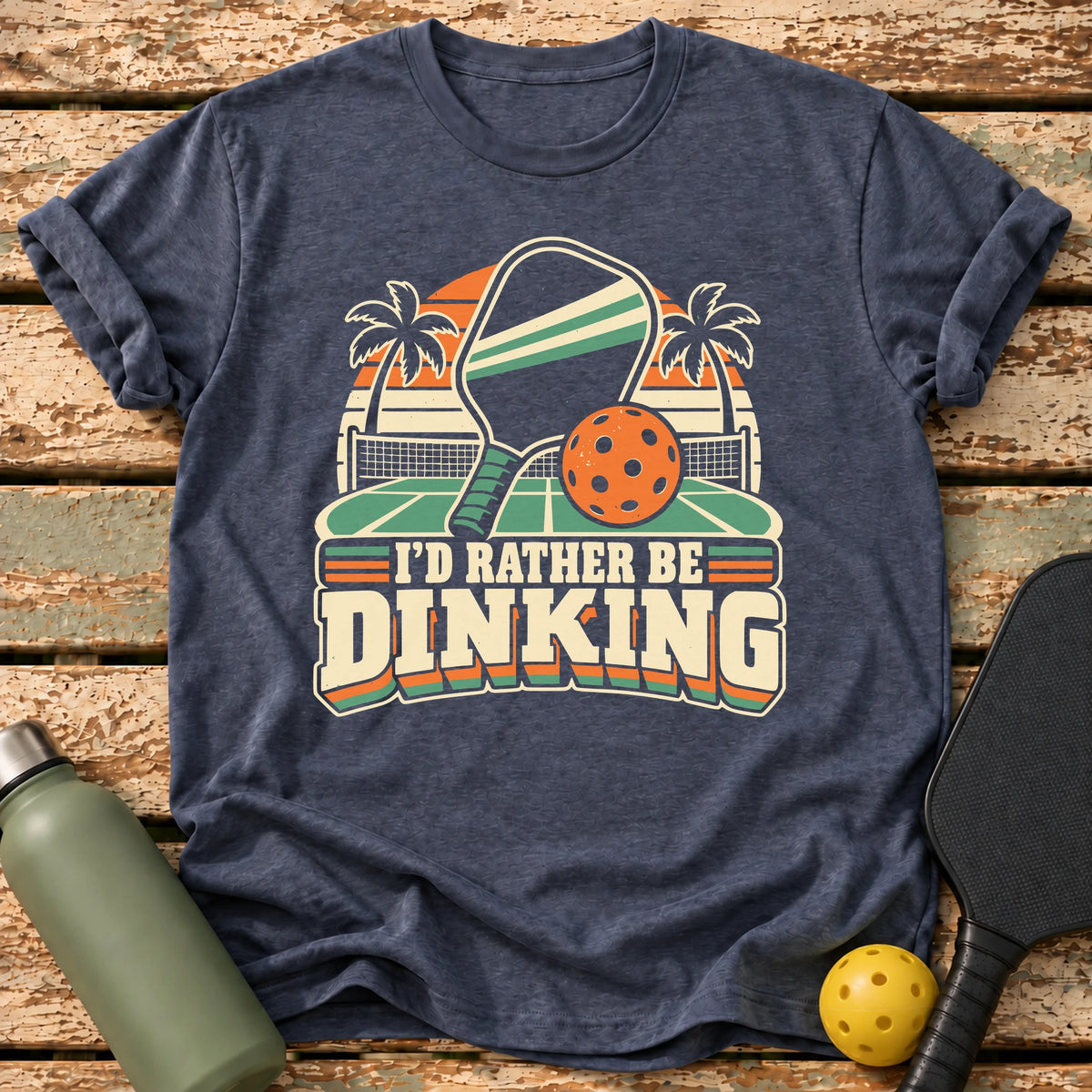 Rather Be Dinking T-Shirt – Heather Navy