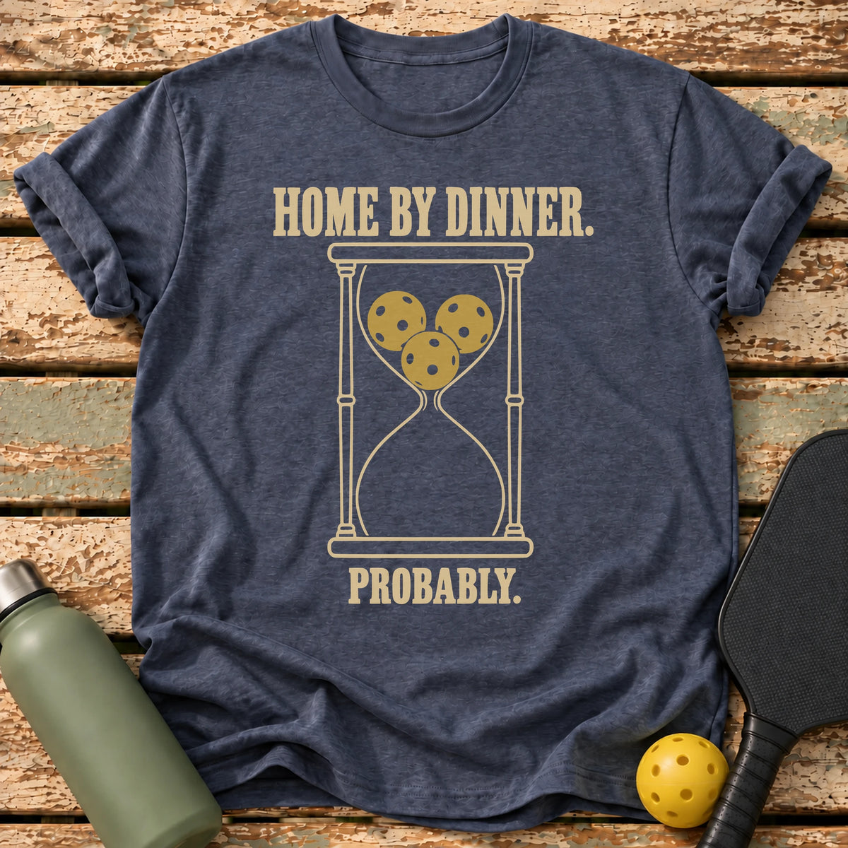 Home By Dinner T-Shirt – Heather Navy