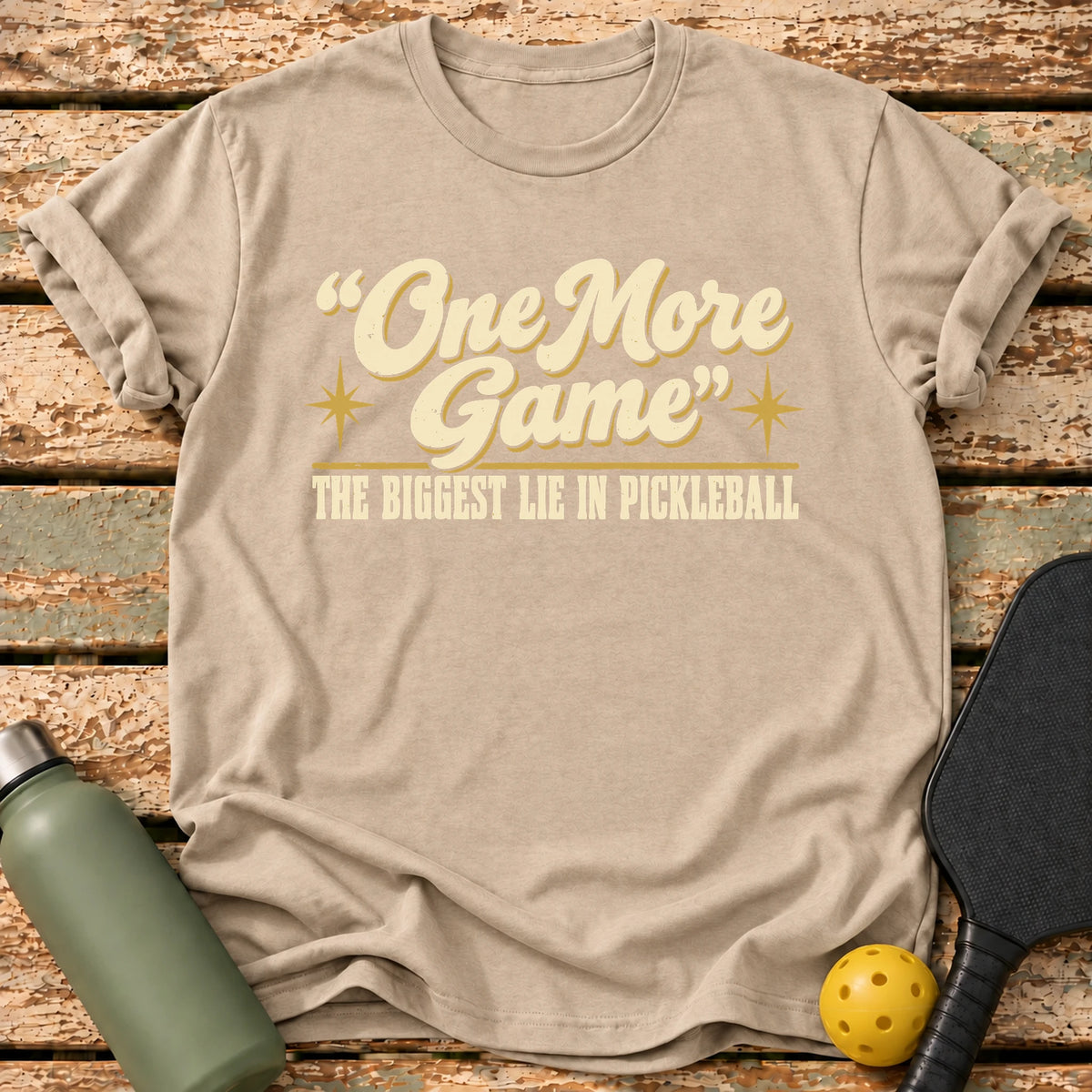 Biggest Lie T-Shirt – Sand