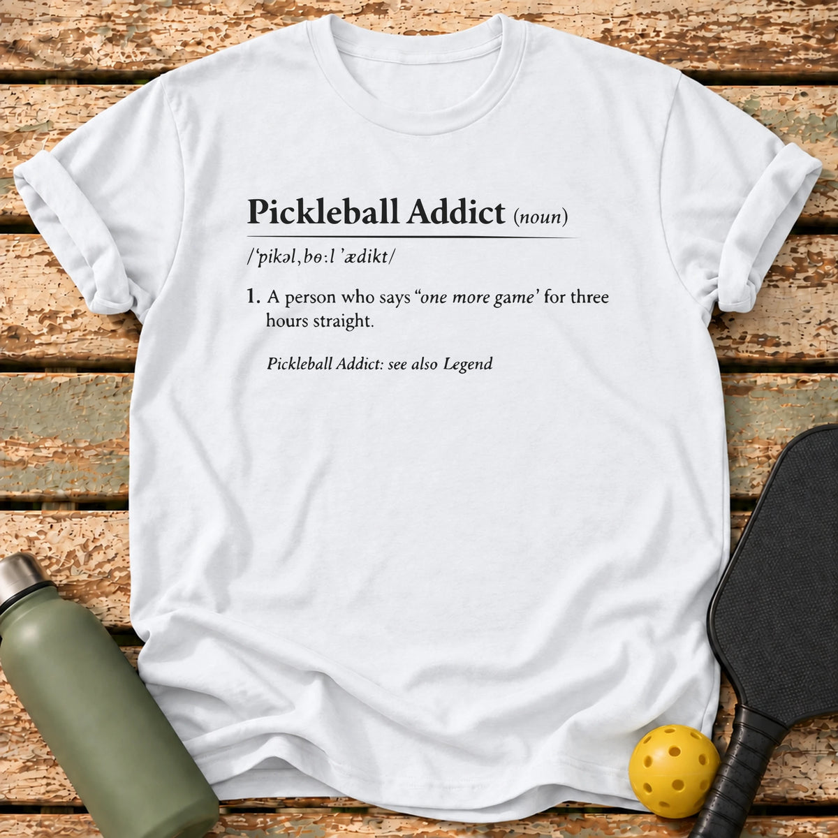 Addict Definition T-Shirt – White