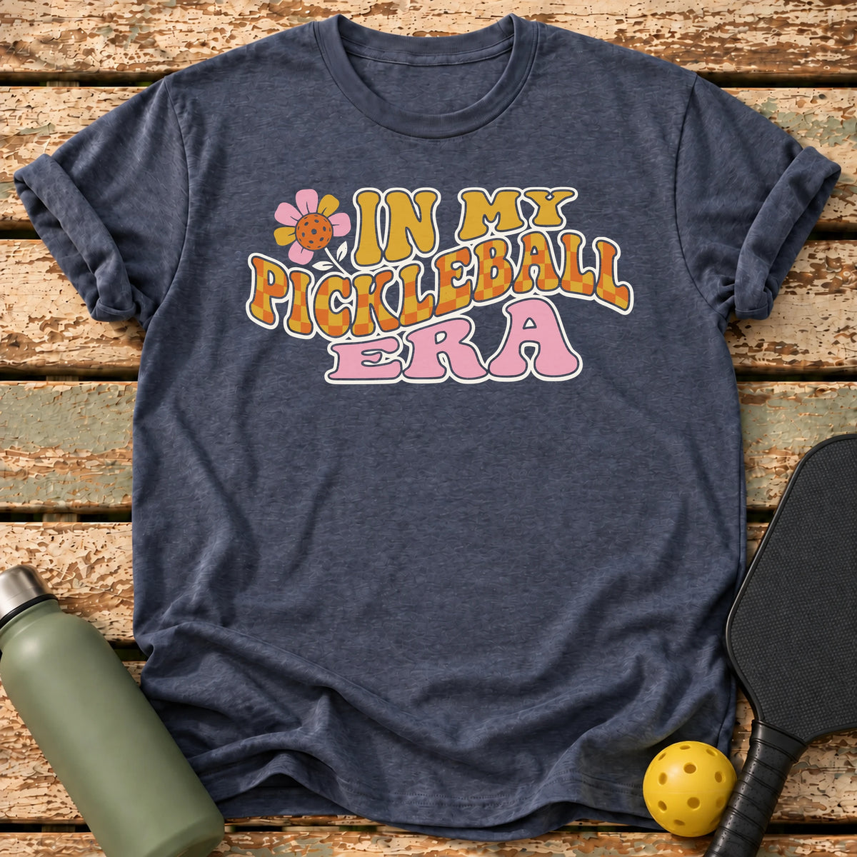 Pickleball Era T-Shirt – Heather Navy