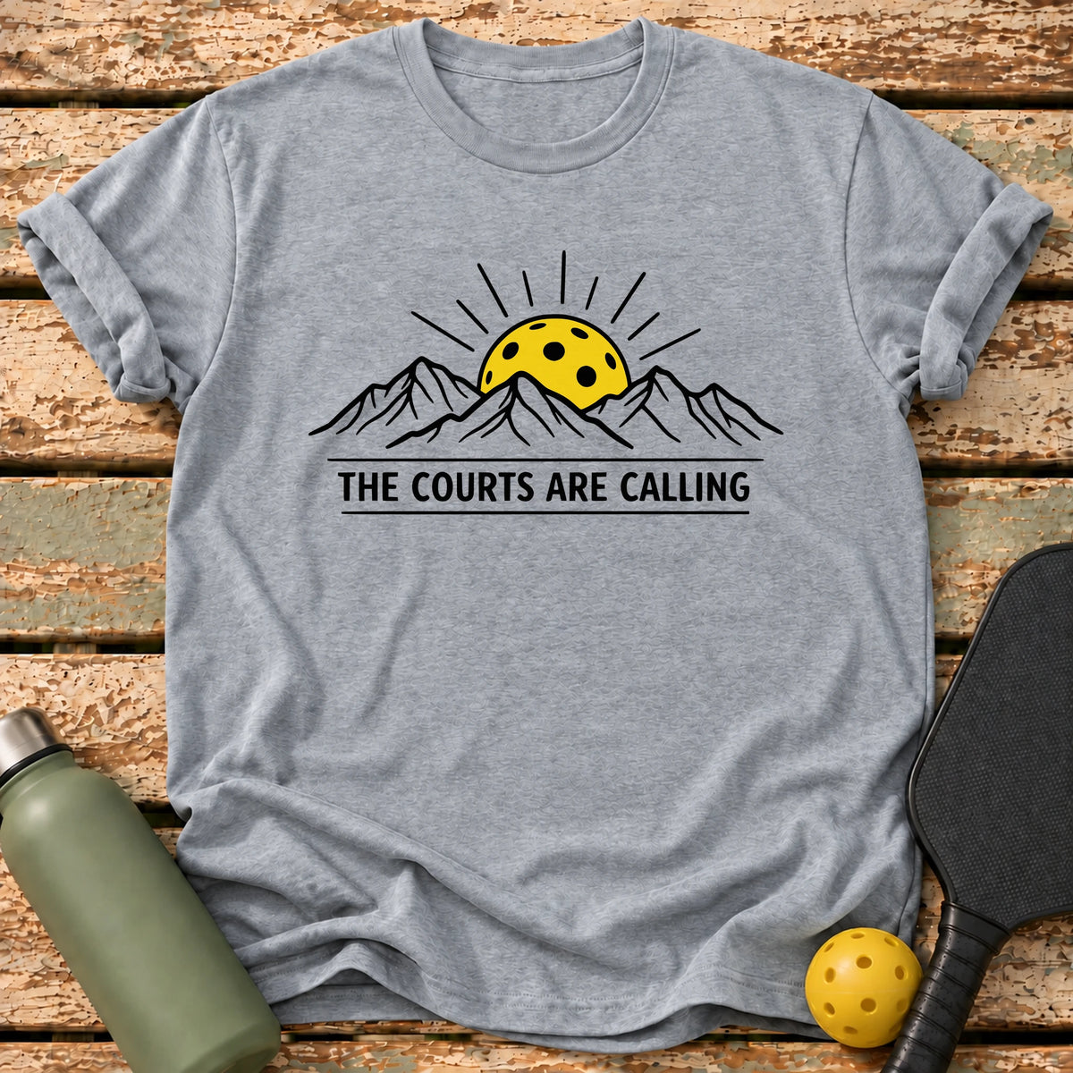 Courts Are Calling T-Shirt – Sport Grey