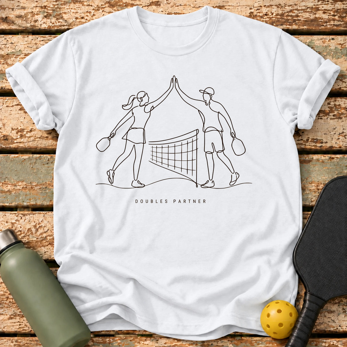 Doubles Partner T-Shirt – White