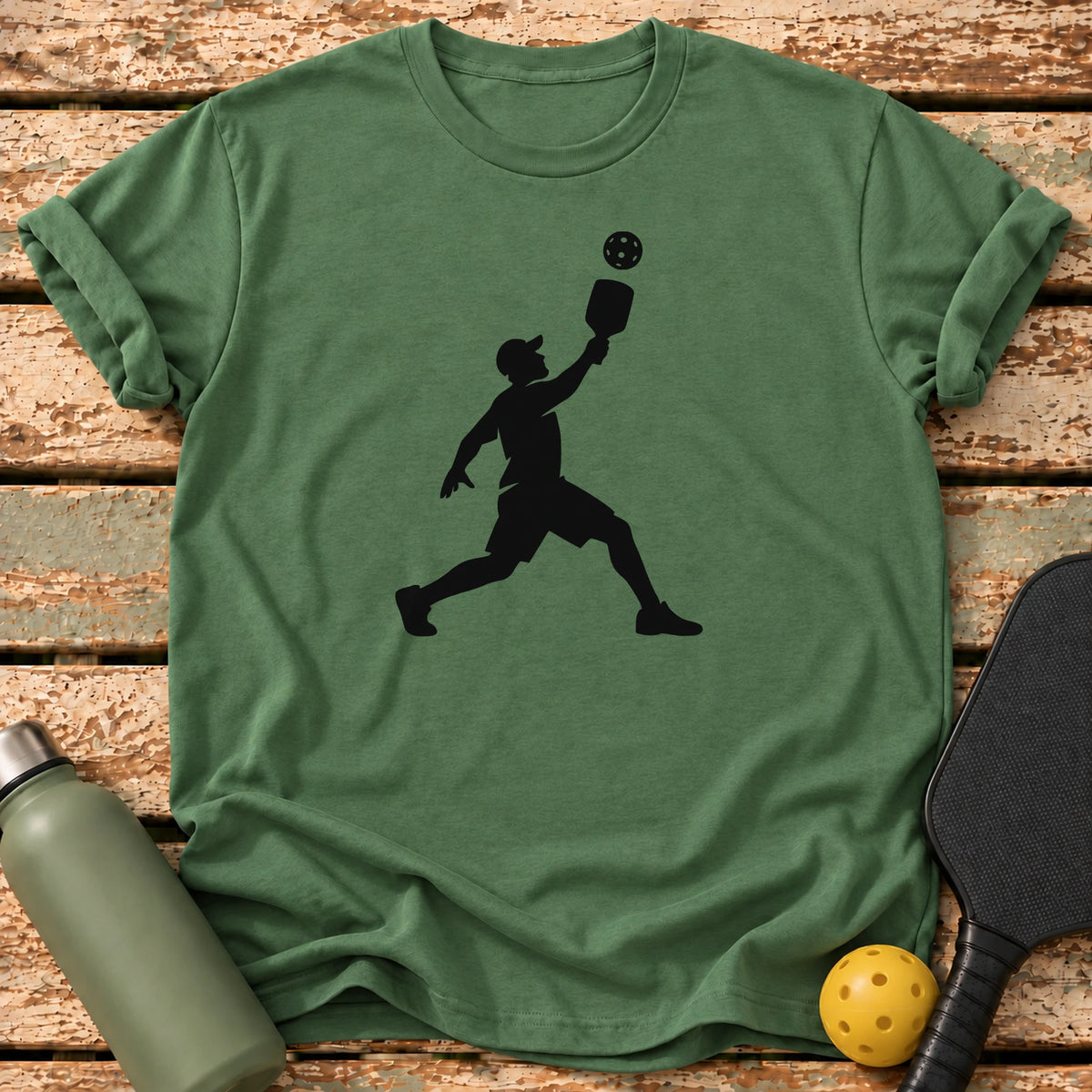 Player Silhouette T-Shirt – Military Green