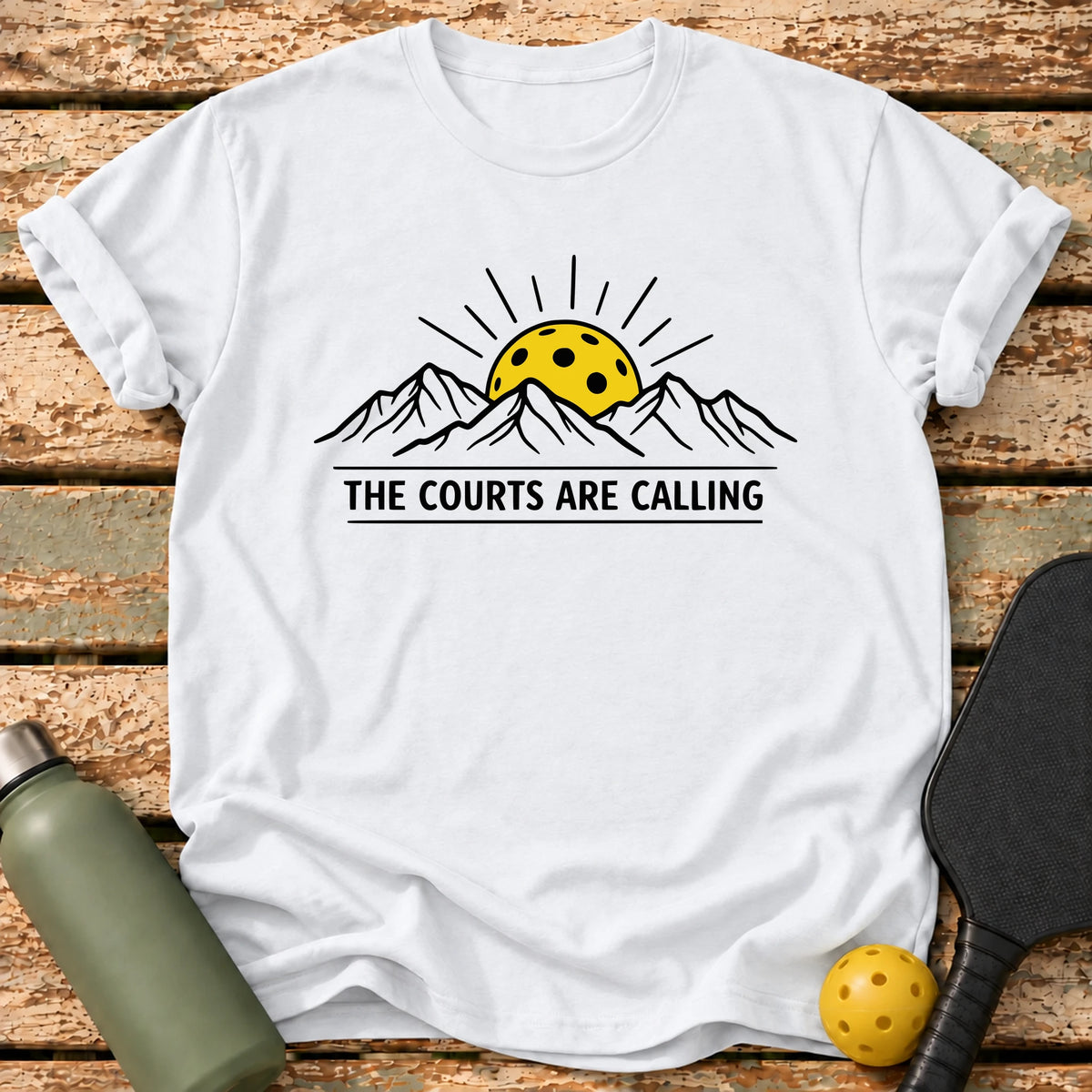 Courts Are Calling T-Shirt – White