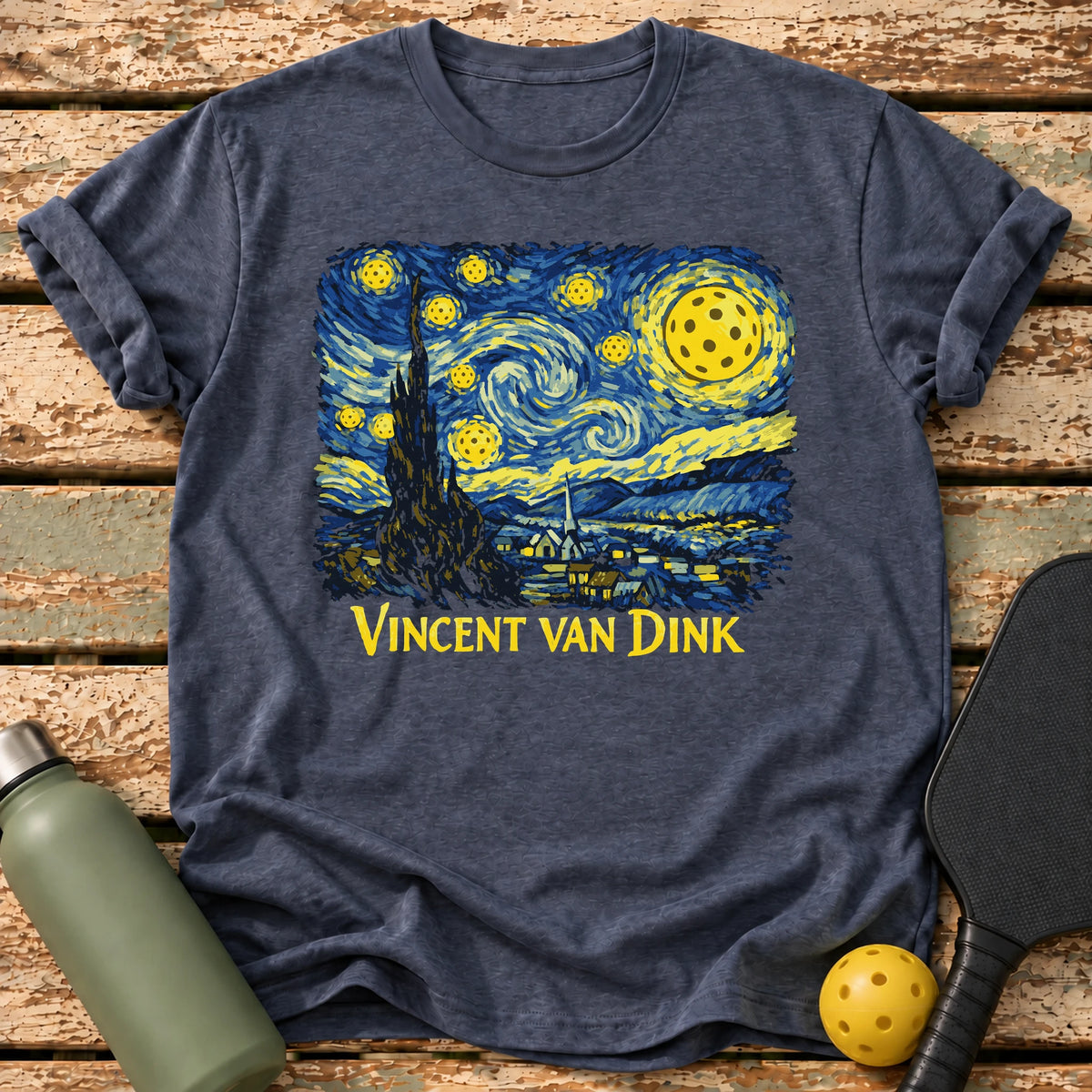 Vincent Van Dink T-Shirt – Heather Navy