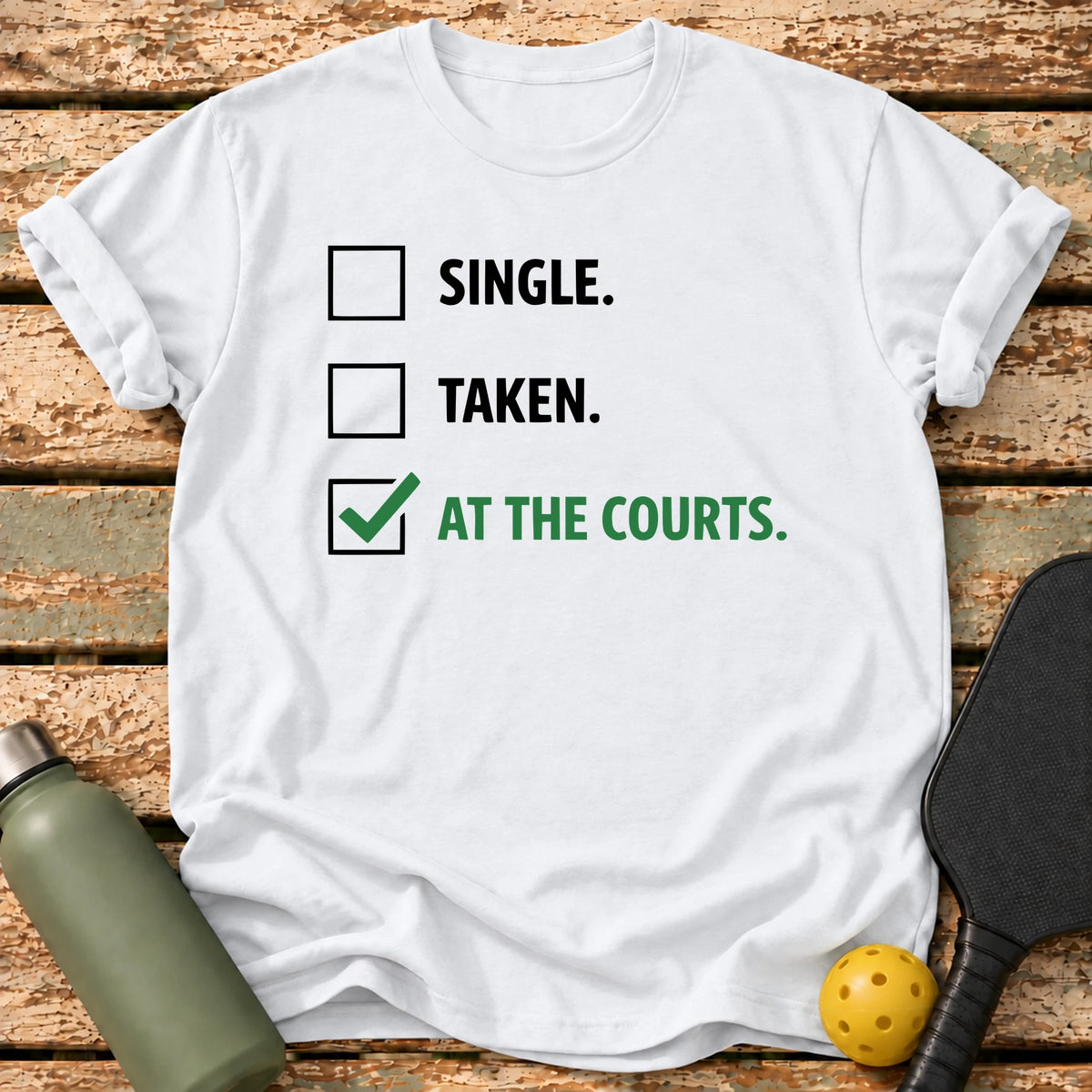 At The Courts T-Shirt – White