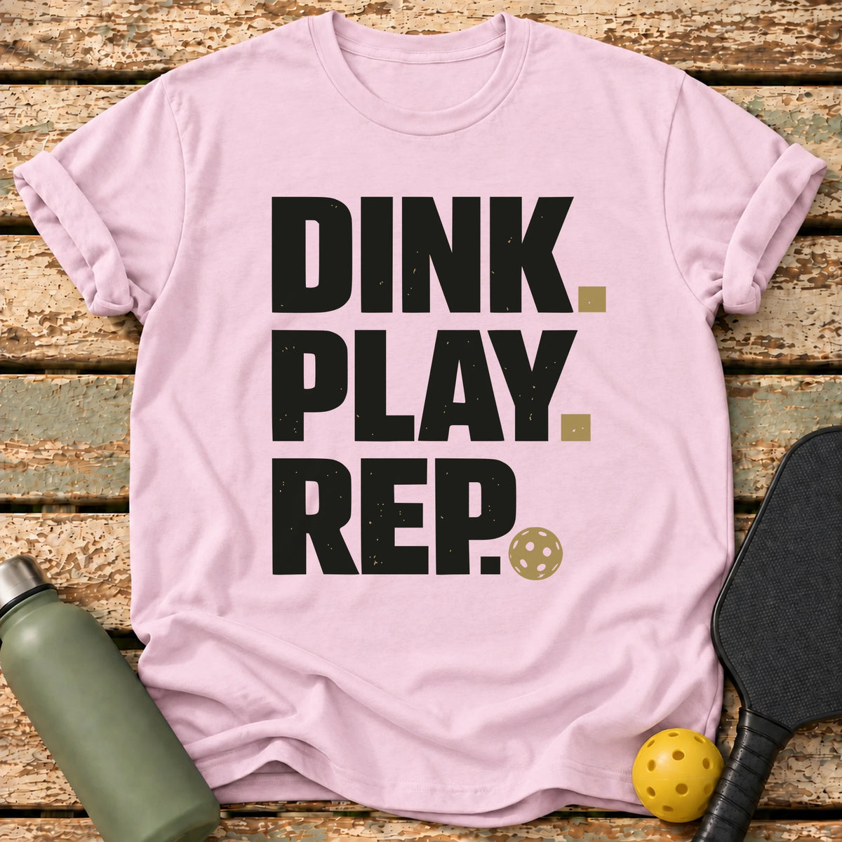 Dink Play Rep T-Shirt – Light Pink