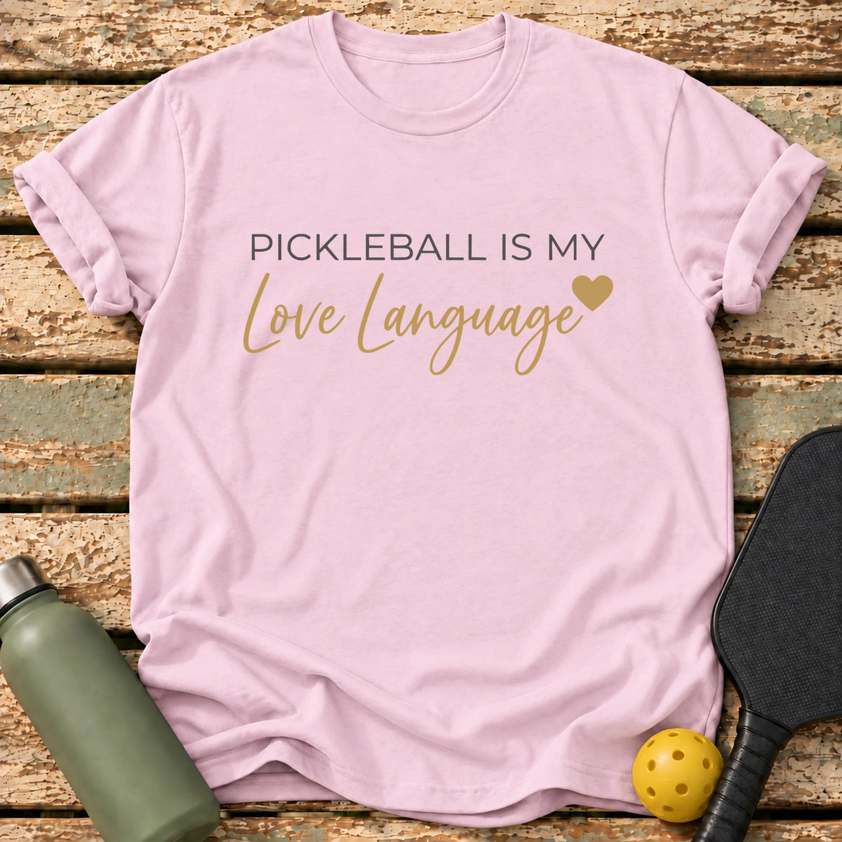 Love Language T-Shirt – Light Pink