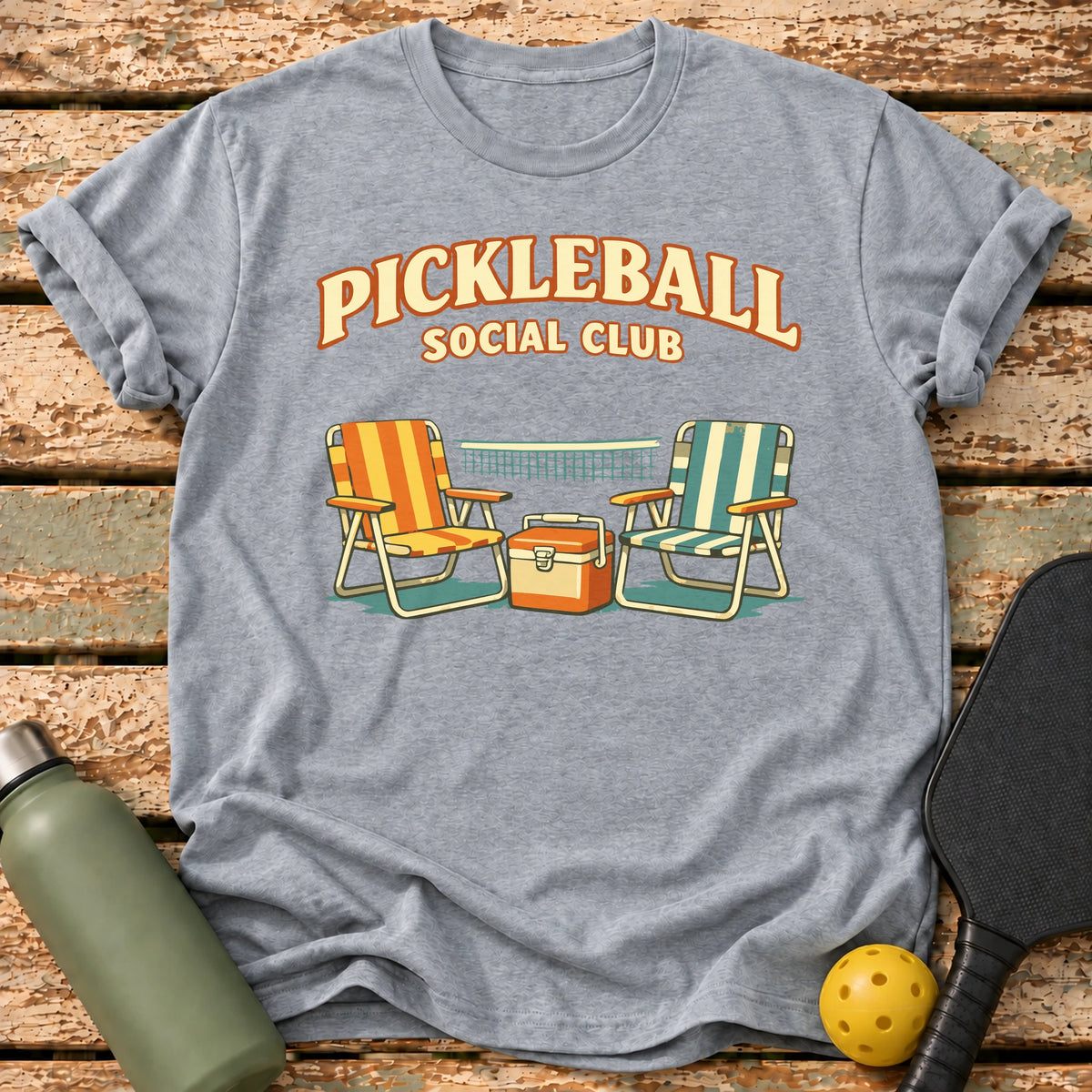 Social Club T-Shirt – Sport Grey