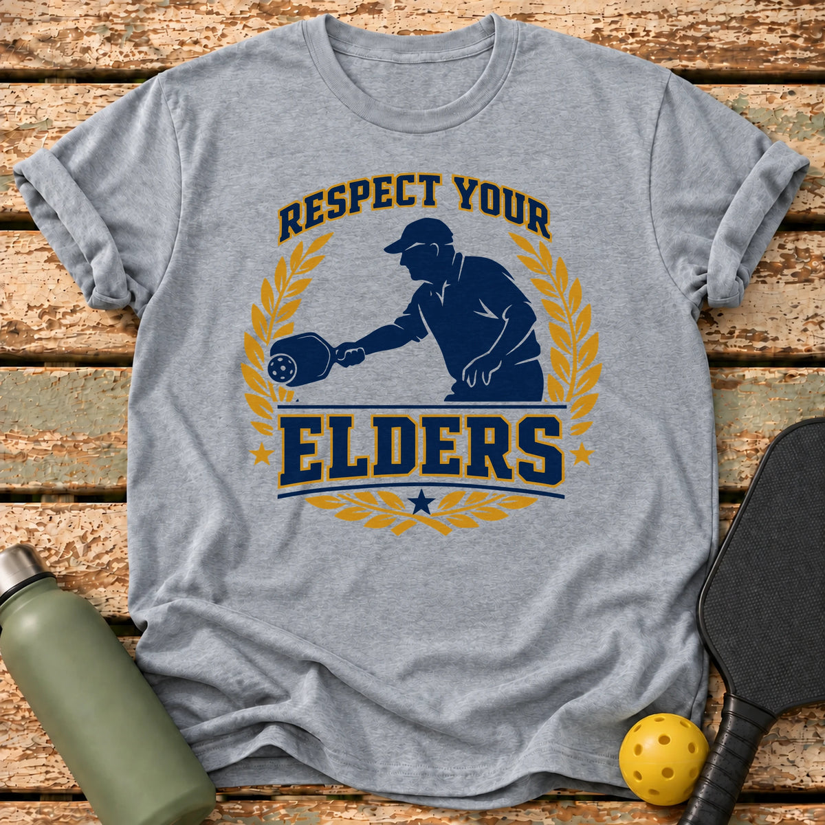 Respect Your Elders T-Shirt – Sport Grey