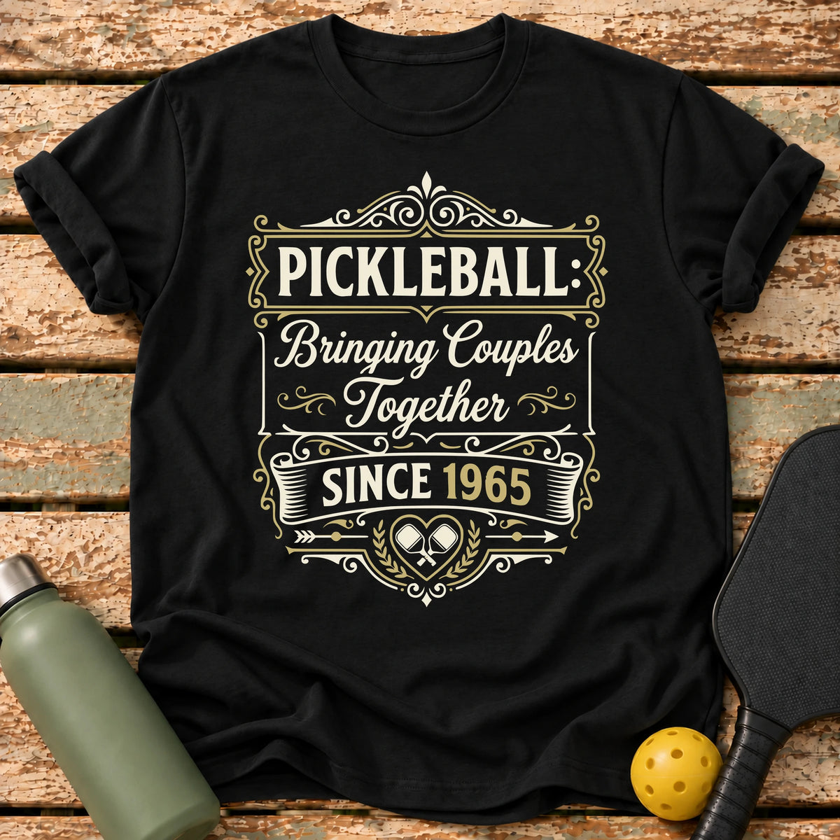 Couples Together T-Shirt – Black