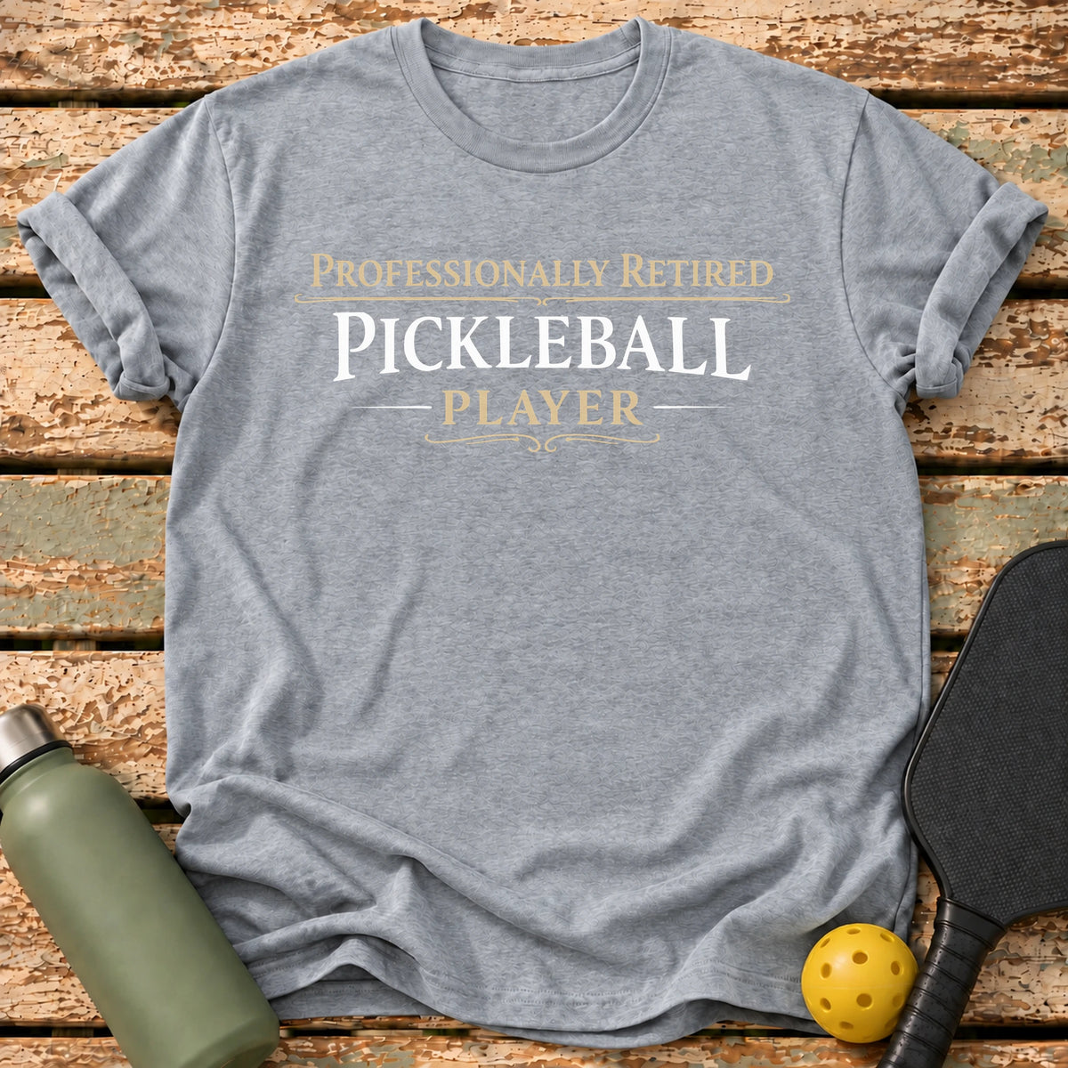 Professionally Retired T-Shirt – Sport Grey