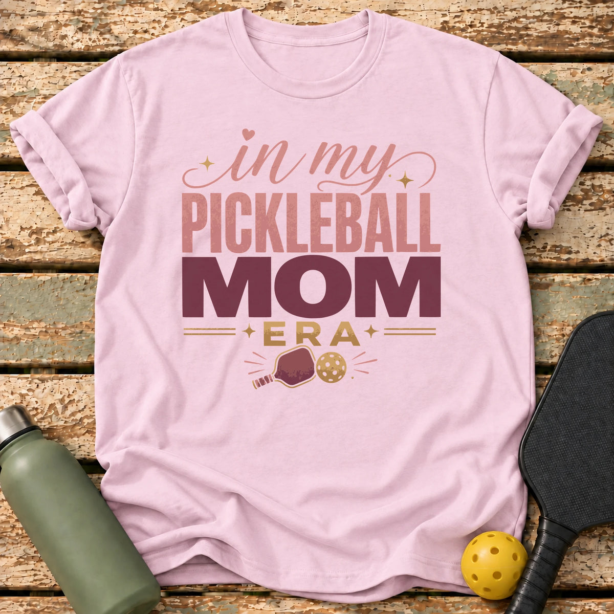 Mom Era T-Shirt – Light Pink