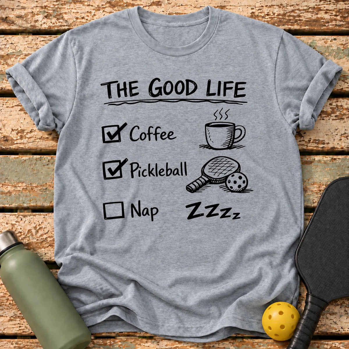 The Good Life T-Shirt – Sport Grey
