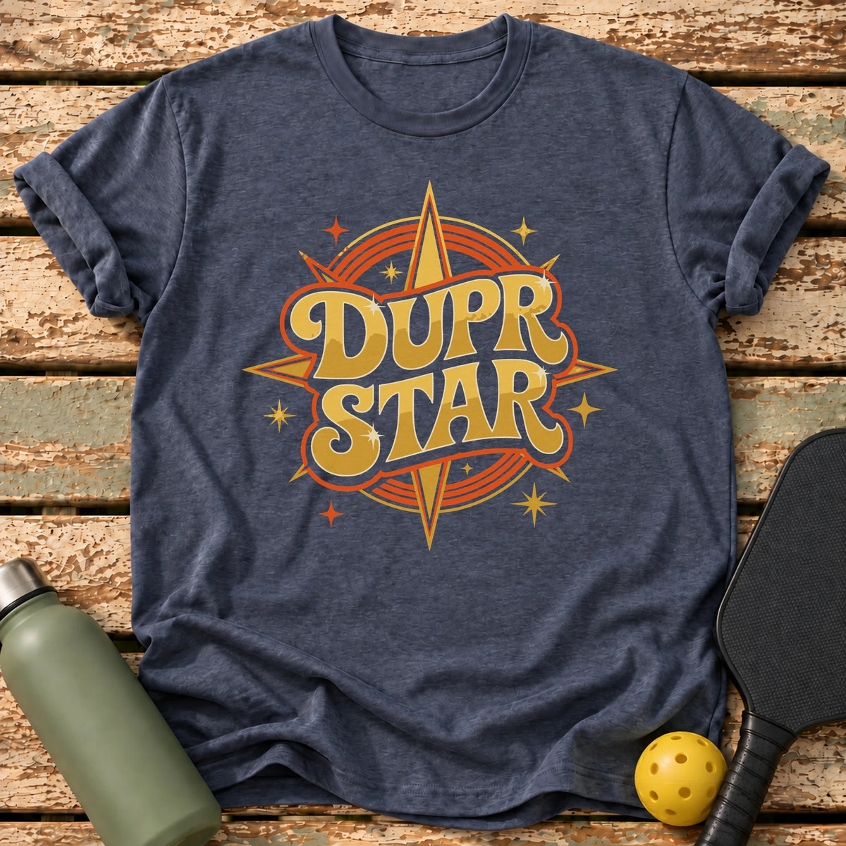 Dupr Star T-Shirt – Heather Navy